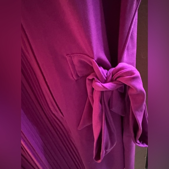 ALFANI Size L - Large blouse - side tie - bright pink - Picture 3 of 5